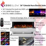 Ezee Glow 36" Celestial Aura Electric Suite Kit