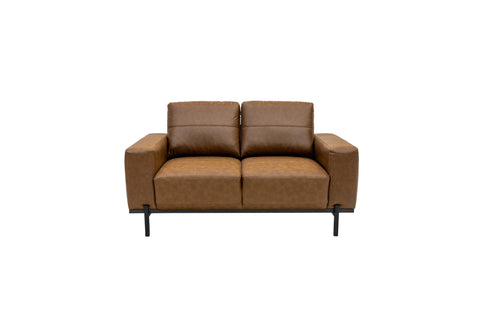 Remi Pu 2 Seater - Aged Tan