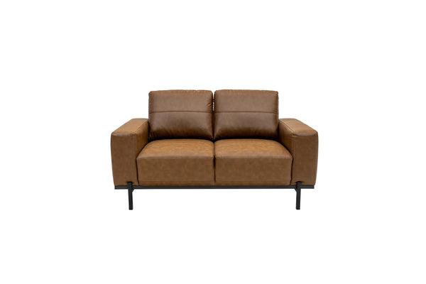 Remi Pu 2 Seater - Aged Tan