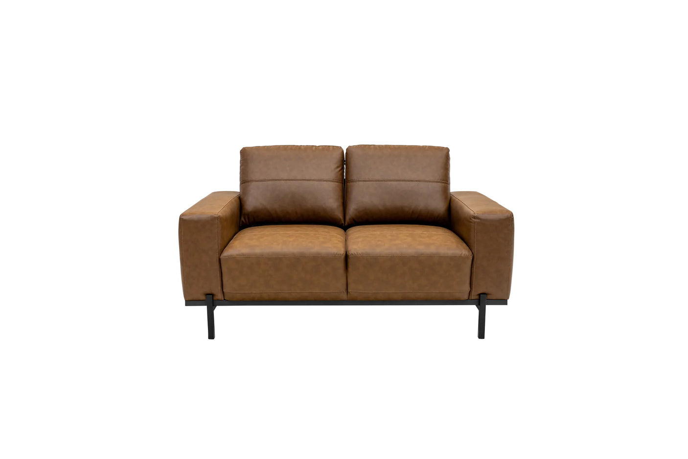 Remi Pu 2 Seater - Aged Tan