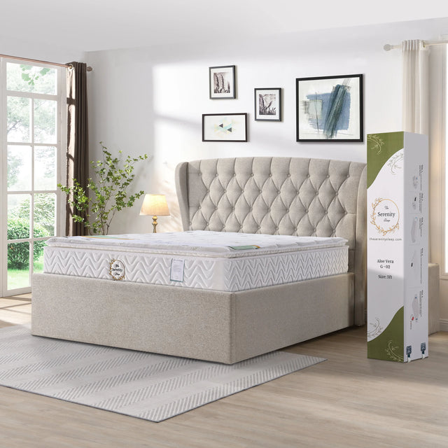 G02 Aloe Vera Mattress - 3FT - W 91 X L 190 - G02-MATTRESS