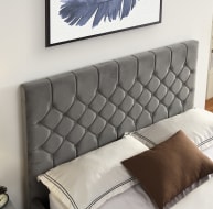 Galway Grey Bed - 4FT - W 132 X H 120 X L 213 - GALWAYGREYBED