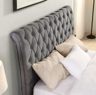 Kilkenny Grey Bed - 4FT6 - W 148 X H 135 X L 239 - KILKENNYGREYBED