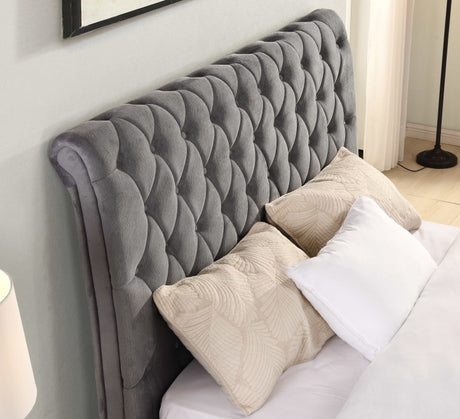 Kilkenny Grey Bed - 6FT - W 193 X H 135 X L 248 - KILKENNYGREYBED