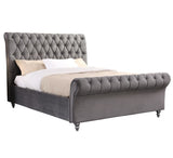 Kilkenny Grey Bed - 4FT6 - W 148 X H 135 X L 239 - KILKENNYGREYBED
