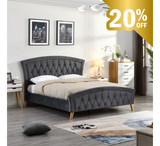 Kingston Standard Bed - 4FT6 - W 165 X H 120 X L 207 - KINGSTON-STANDARD-BED