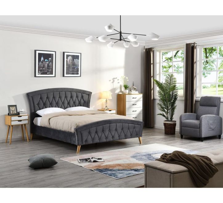 Kingston Standard Bed - 4FT6 - W 165 X H 120 X L 207 - KINGSTON-STANDARD-BED