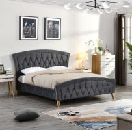 Kingston Standard Bed - 4FT6 - W 165 X H 120 X L 207 - KINGSTON-STANDARD-BED