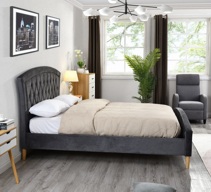 Kingston Standard Bed - 4FT6 - W 165 X H 120 X L 207 - KINGSTON-STANDARD-BED