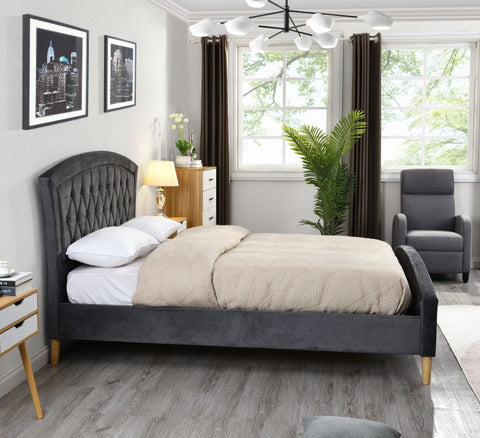 Kingston Standard Bed - 4FT6 - W 165 X H 120 X L 207 - KINGSTON-STANDARD-BED