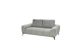 Hallie Fabric 2 Seater - Grey Weave