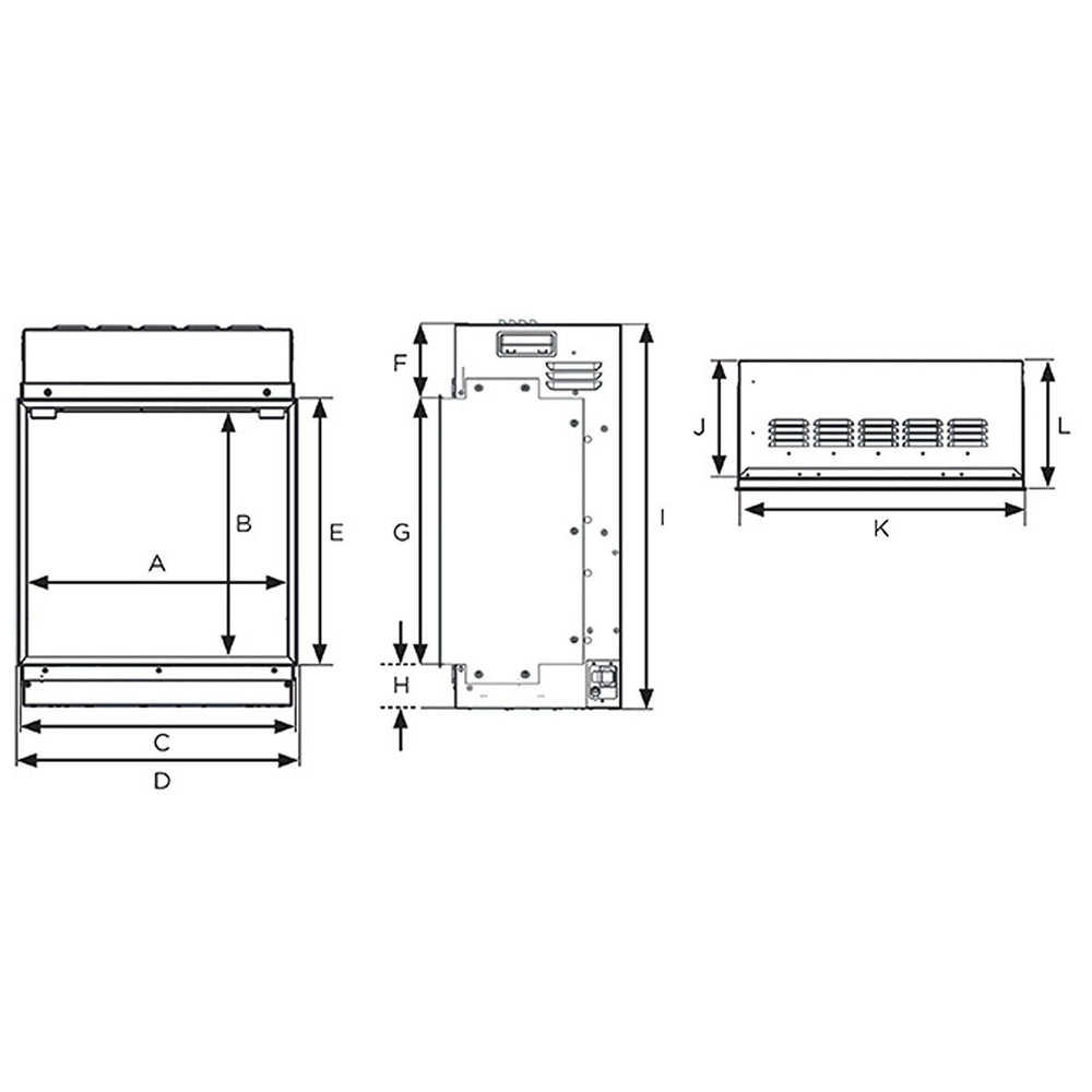 Ereflex 55Rw Electric Fire