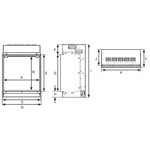 Ereflex 55Rw Electric Fire