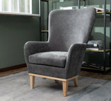 Chair + Footstool 1986 Dark Grey - Chair+Footstool1986DarkGrey