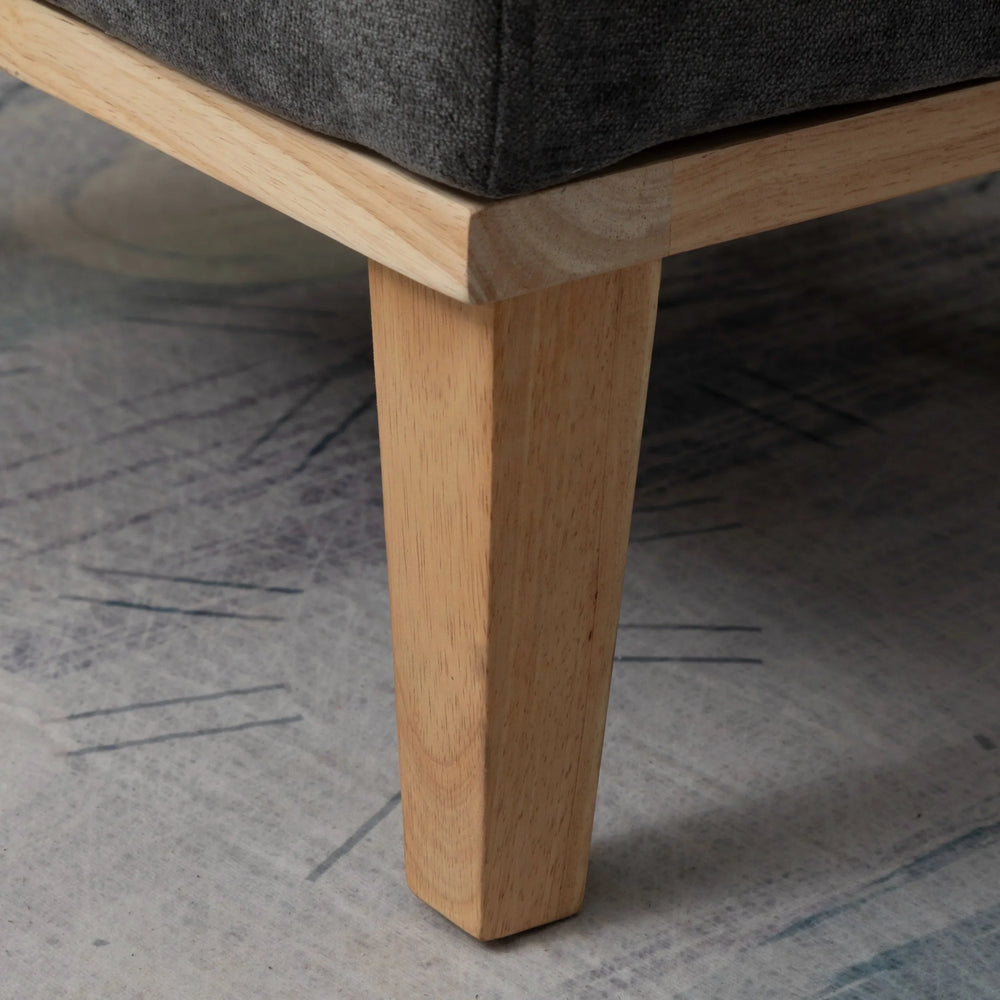 Chair + Footstool 1986 Dark Grey - Chair+Footstool1986DarkGrey