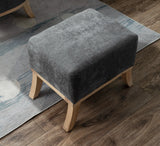Chair + Footstool 1986 Dark Grey - Chair+Footstool1986DarkGrey