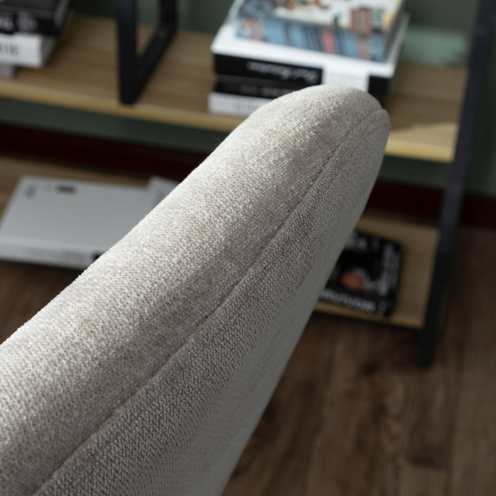 Chair + Footstool 1986 Light Grey - Chair+Footstool1986LightGrey