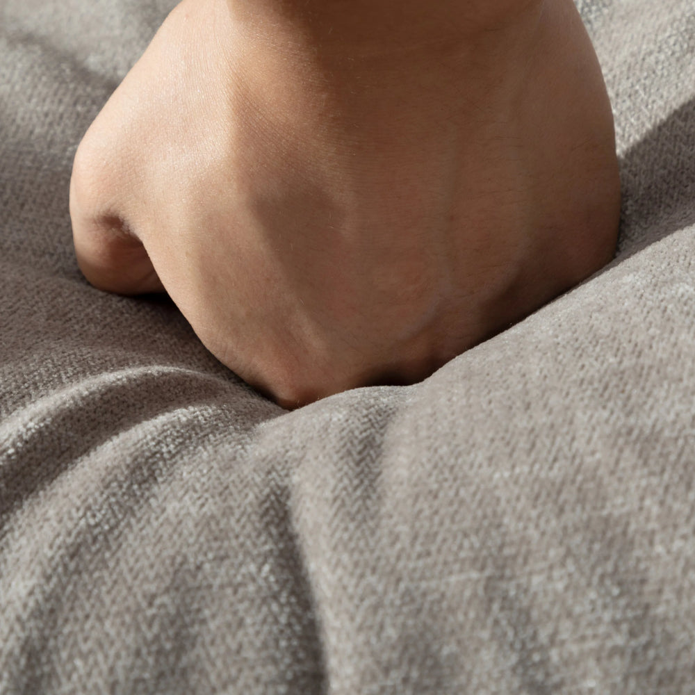 Chair + Footstool 1986 Light Grey - Chair+Footstool1986LightGrey