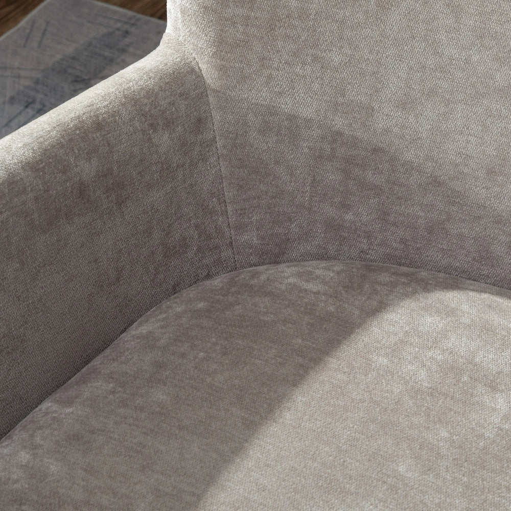 Chair + Footstool 1986 Light Grey - Chair+Footstool1986LightGrey