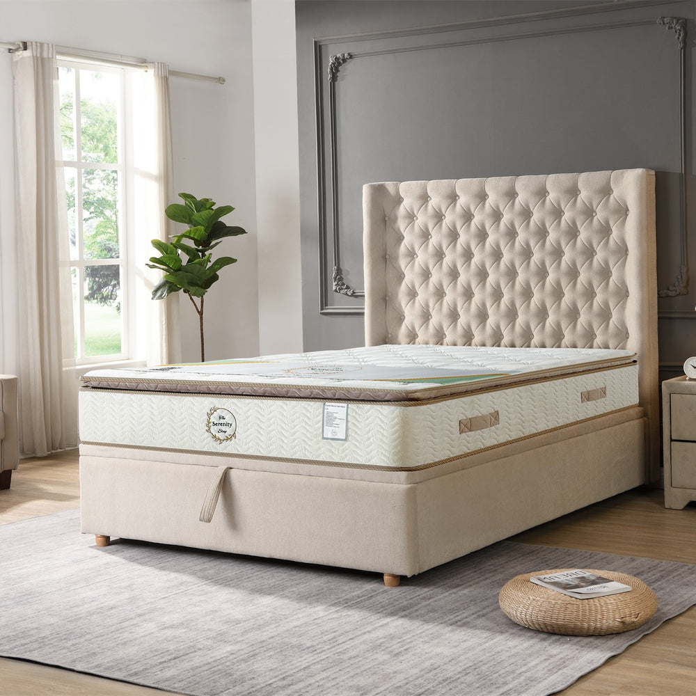 G06 Plush Velvet - 4FT6 - W 137 X H 28 X L 190 - G06-MATTRESS