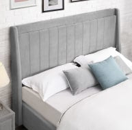 Mayo Bed Grey - Mayo Grey Bed 4ft 6 W 157.5 X H 135 X L 209 - Mayo Bed Grey