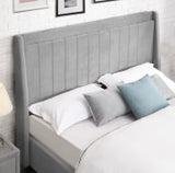 Mayo Bed Grey - Mayo Grey Bed 4ft 6 W 157.5 X H 135 X L 209 - Mayo Bed Grey