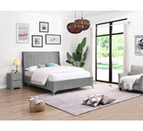 Mayo Bed Grey - Mayo Grey Bed 4ft 6 W 157.5 X H 135 X L 209 - Mayo Bed Grey