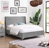 Mayo Bed Grey - Mayo Grey Bed 4ft 6 W 157.5 X H 135 X L 209 - Mayo Bed Grey