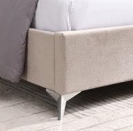 Mayo Bed Beige - Mayo Beige Bed 4ft 6 W 157.5 X H 135 X L 209 - Mayo Bed Beige
