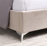 Mayo Bed Beige - Mayo Beige Bed 4ft 6 W 157.5 X H 135 X L 209 - Mayo Bed Beige