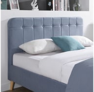 Ashley Sky Blue Bed - Ashley Blue Bed 5ft - (W)160 x (H) 110 x (L) 217.5 - Ashley Sky Blue Bed