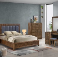 Vienna Bed - Vienna 5ft Bed: (W) 171 x (H) 140 x (L) 216 cm - Vienna Bed