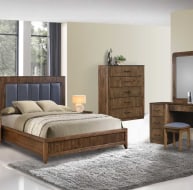 Vienna Bed - Vienna 5ft Bed: (W) 171 x (H) 140 x (L) 216 cm - Vienna Bed