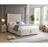 Emma Gas-Lift Headboard - Emma Gas-Lift Headboard 4ft6 - (W) 141.5 x (H) 150 - Emma Gas-Lift Bed_Headboard