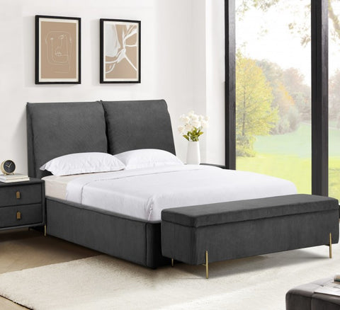 Waterford Bed Grey - Waterford 5ft Grey W 167 X H 120 X L 223 - Waterford Bed Grey
