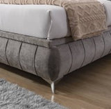 Limerick Grey Storage Bed - Limerick Grey Storage 4ft 6 Bed W 151 X H 120 X L 213 - Limerick Grey Storage Bed