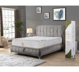 Limerick Grey Storage Bed - Limerick Grey Storage 4ft 6 Bed W 151 X H 120 X L 213 - Limerick Grey Storage Bed