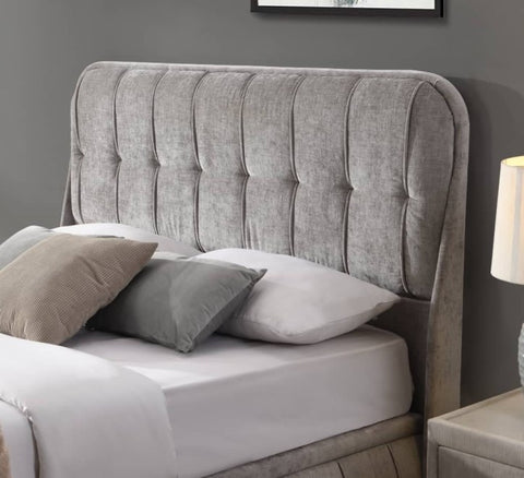 Limerick Grey Storage Bed - Limerick Grey Storage 4ft 6 Bed W 151 X H 120 X L 213 - Limerick Grey Storage Bed