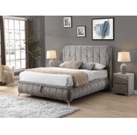 Limerick Grey Storage Bed - Limerick Grey Storage 4ft 6 Bed W 151 X H 120 X L 213 - Limerick Grey Storage Bed