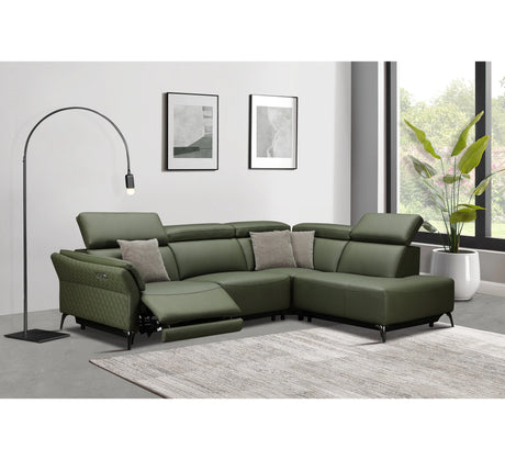 Milan Electric Corner Suite (Forest Green) - Milan Electric Corner Suite (Forest Green) L 290 X W 210 X H 80/106 - Milan Electric Corner Suite (Forest Green)
