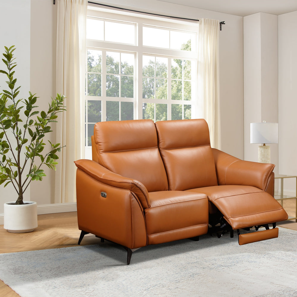 Porto Leather Collection - Porto 1 Seater W 96 X D 96 X H 104 - Porto Leather Collection