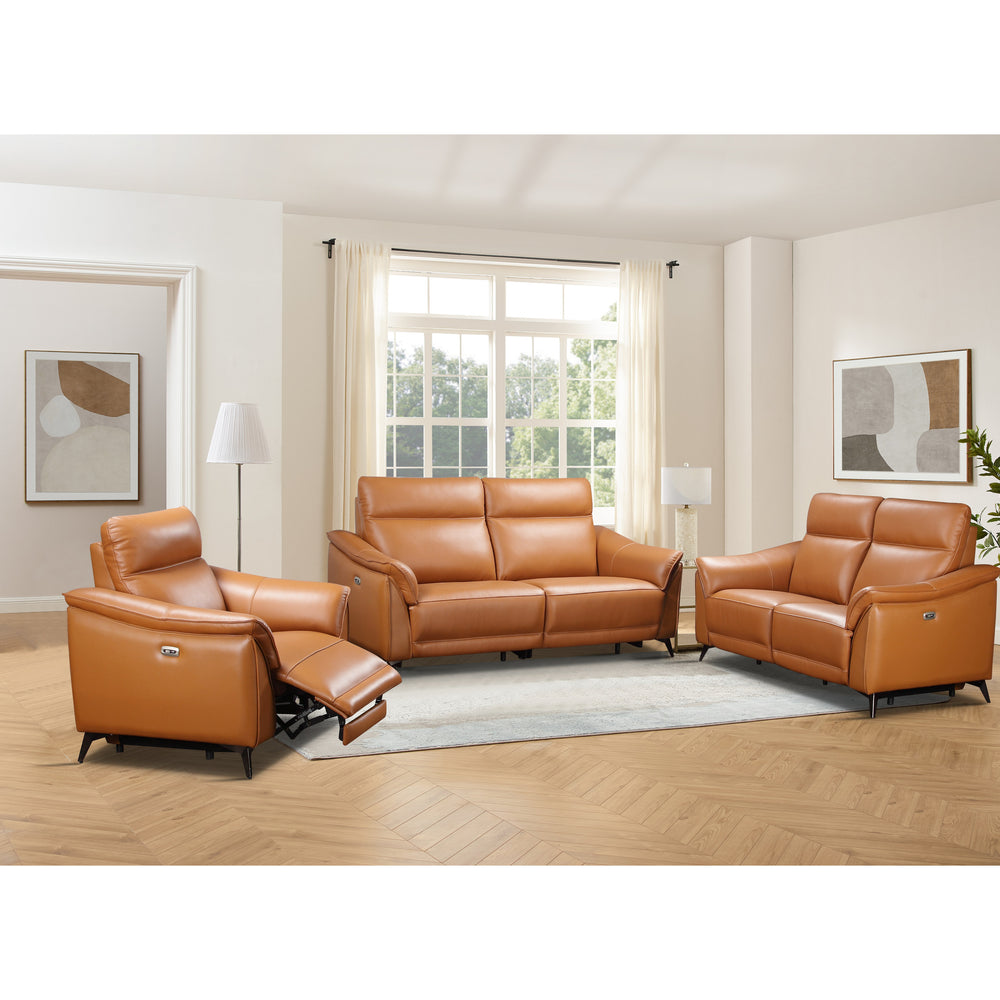 Porto Leather Collection - Porto 1 Seater W 96 X D 96 X H 104 - Porto Leather Collection