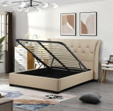 Tyrone Gas Lift Bed - Tyrone Gas Lift 4ft6 Bed (W) 180 x (H) 125 x (L) 203 - Tyrone Gas Lift Bed