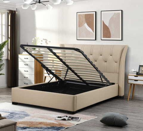 Tyrone Gas Lift Bed - Tyrone Gas Lift 5ft Bed (W) 196 x (H) 125 x (L) 213 - Tyrone Gas Lift Bed