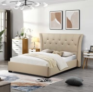 Tyrone Gas Lift Bed - Tyrone Gas Lift 4ft6 Bed (W) 180 x (H) 125 x (L) 203 - Tyrone Gas Lift Bed