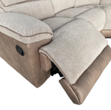 Reclining corner sofa with plush upholstery and a stylish design for ultimate comfort