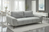 Hallie Fabric 3 Seater - Grey Weave