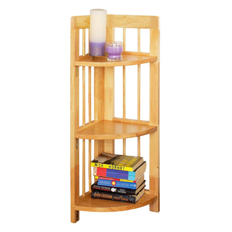 Natural Corner Shelf Organizer