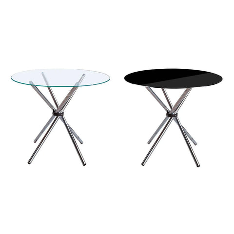 Glassy Metal Dining Table
