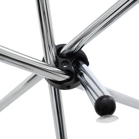 Glassy Metal Dining Table